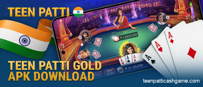 Download the APK for Teen Patti Gold India